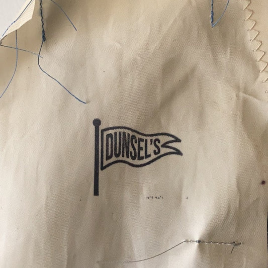 Dunsel's Logo stamped on Sail Cloth 