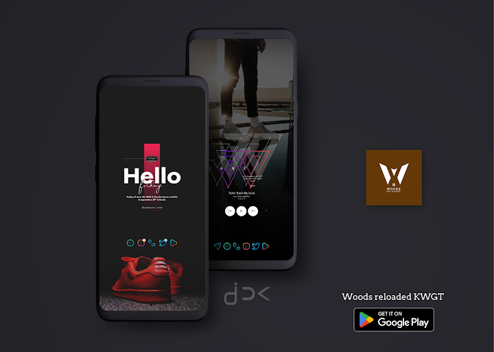 Woods reloaded kwgt screenshot