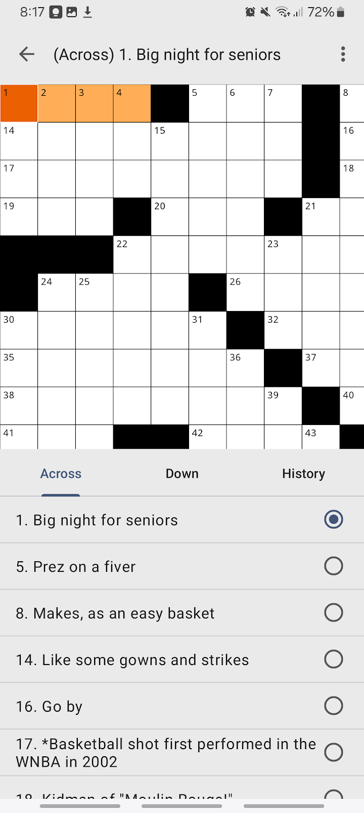 Newspaper Crossword Puzzles screenshot
