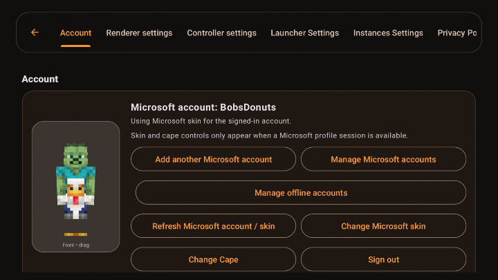 DroidBridge Launcher screenshot