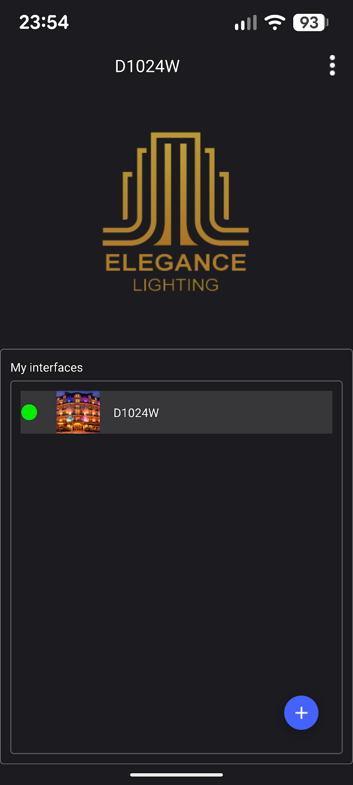TheLightingController_D1024W screenshot