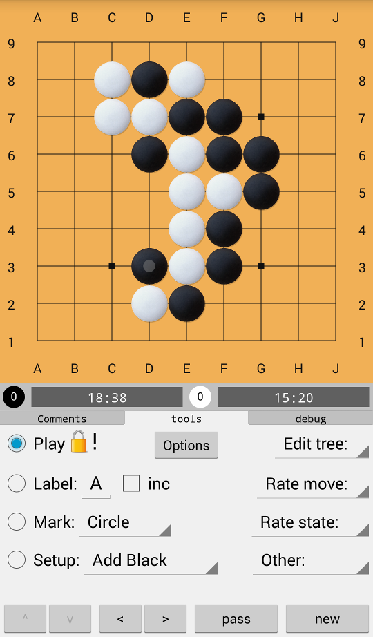 Go GridMaster (Baduk / Weiqi) screenshot