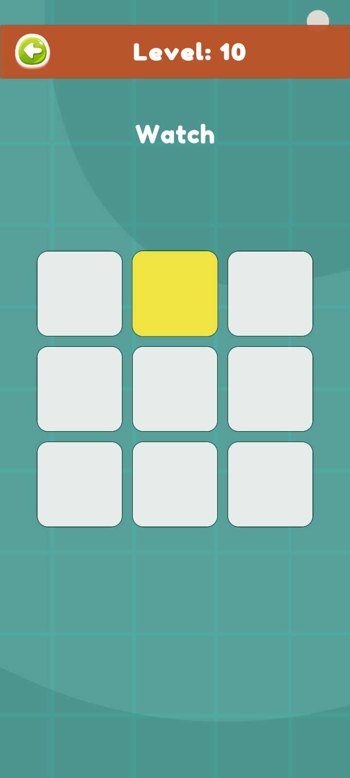 Sequence Memory Puzzle Game screenshot