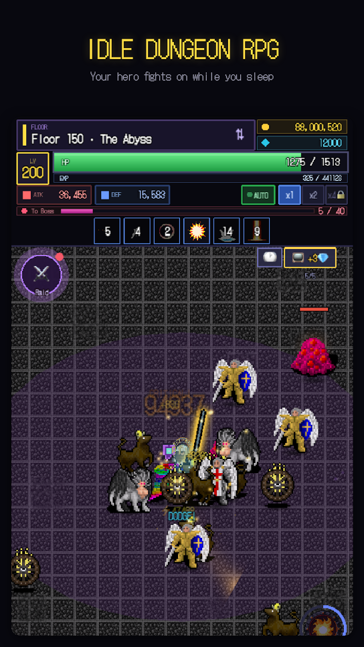 Dungeon Crawler : Idle RPG screenshot