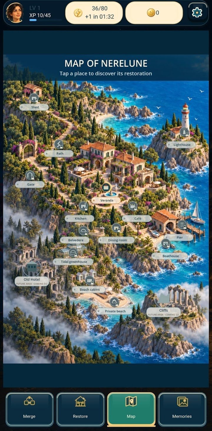 Nerelune screenshot