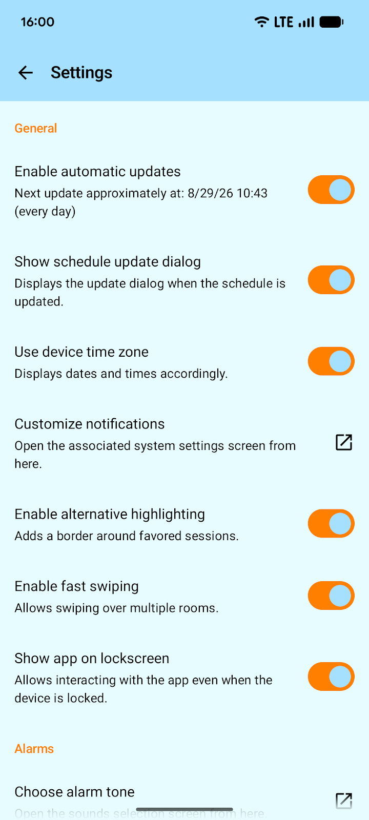 FediDay 2026 Schedule screenshot