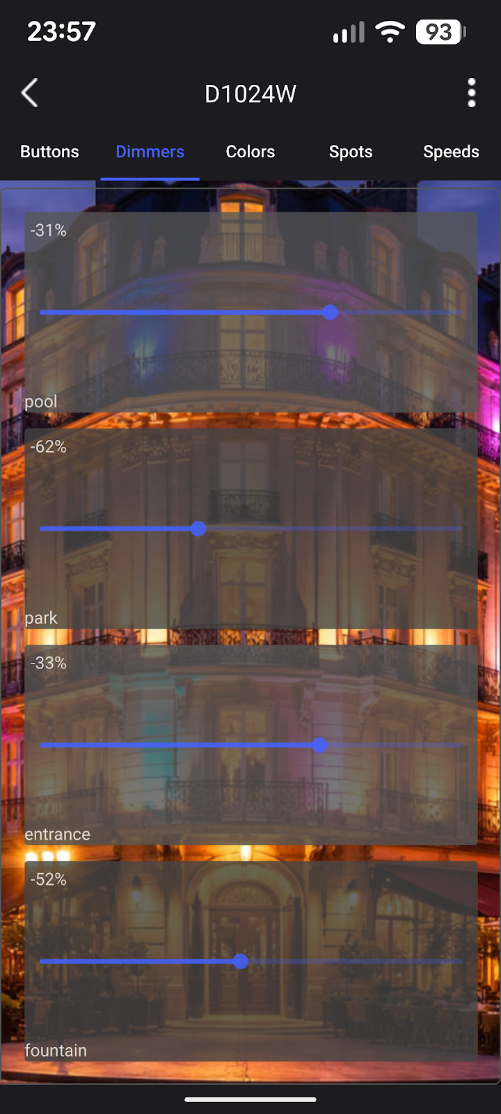 TheLightingController_D1024W screenshot