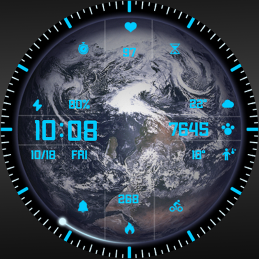 ZKin Watch Blue Series Planet icon