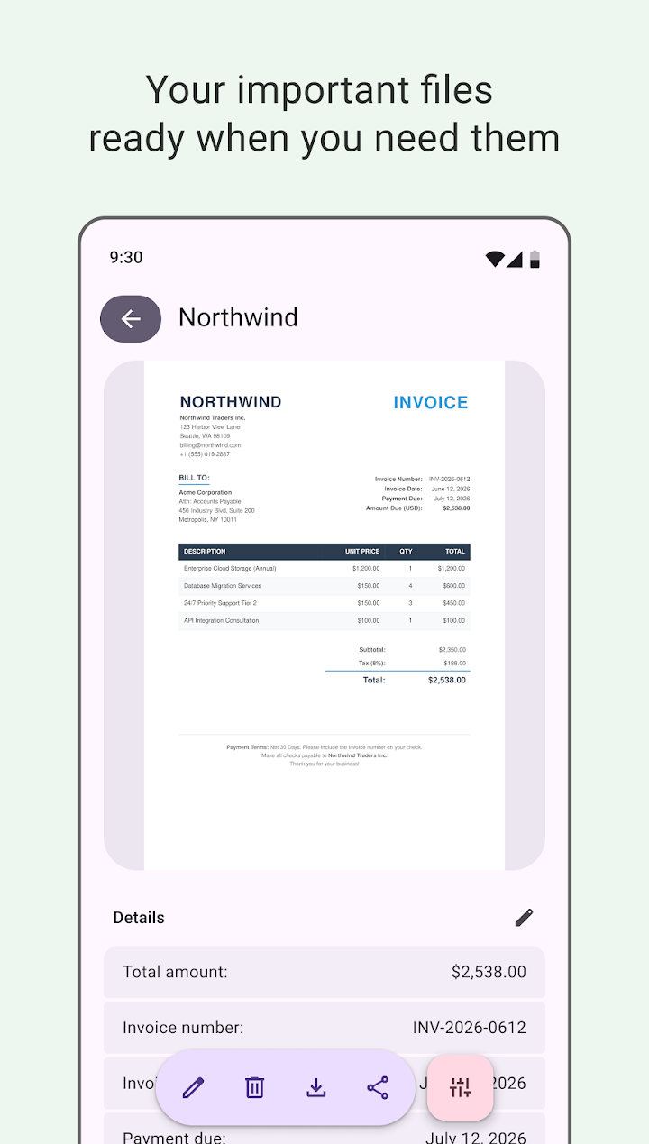 Pile — Document Manager screenshot