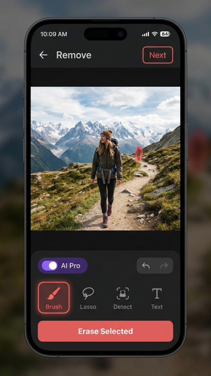 CleanSnap AI Object Eraser screenshot