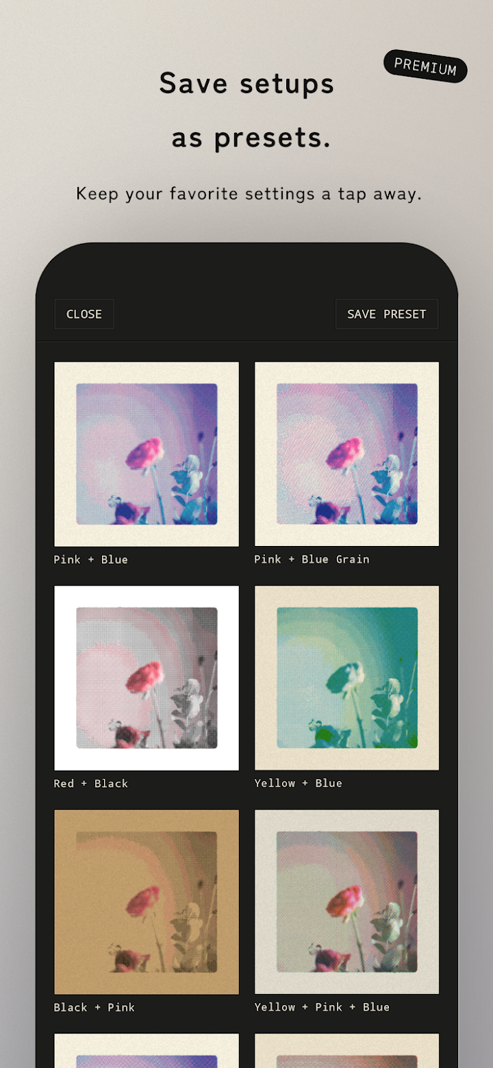 tone - photos, printed screenshot