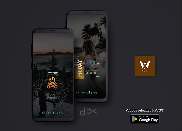 Woods reloaded kwgt screenshot