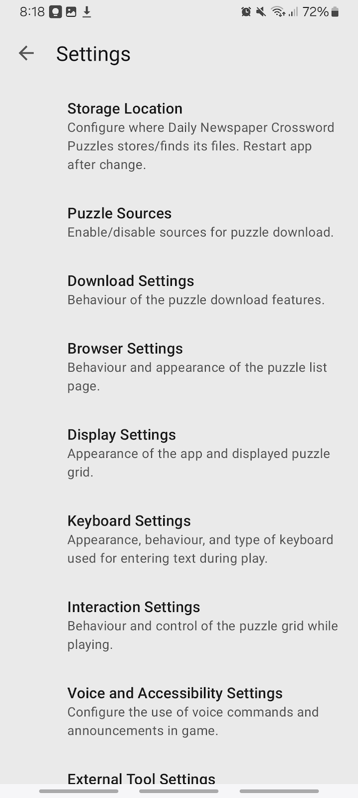 Newspaper Crossword Puzzles screenshot
