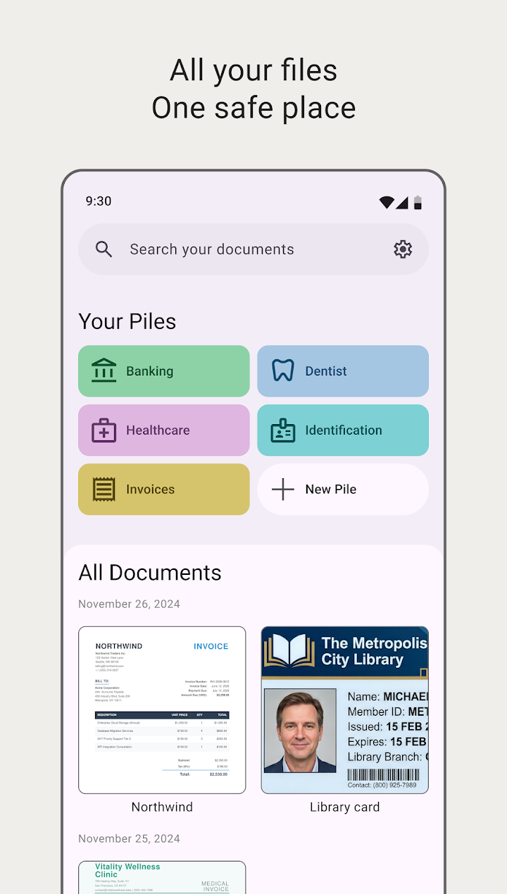 Pile — Document Manager screenshot