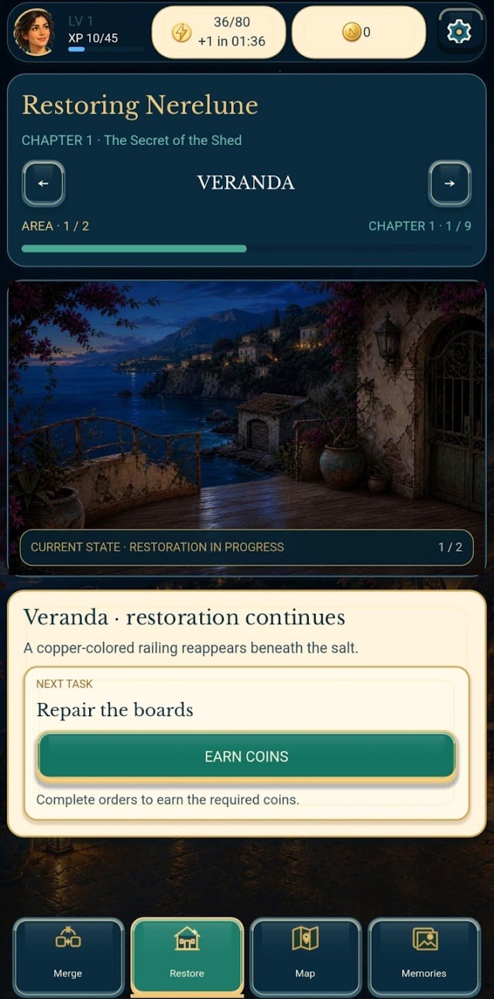 Nerelune screenshot
