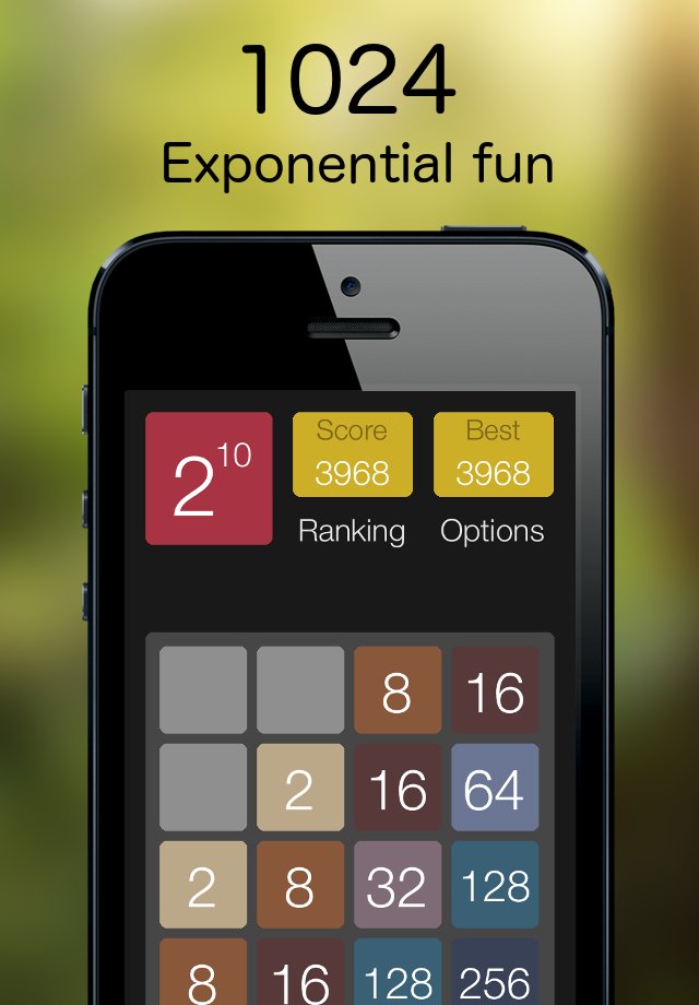 1024 Number Block Logic Puzzle screenshot