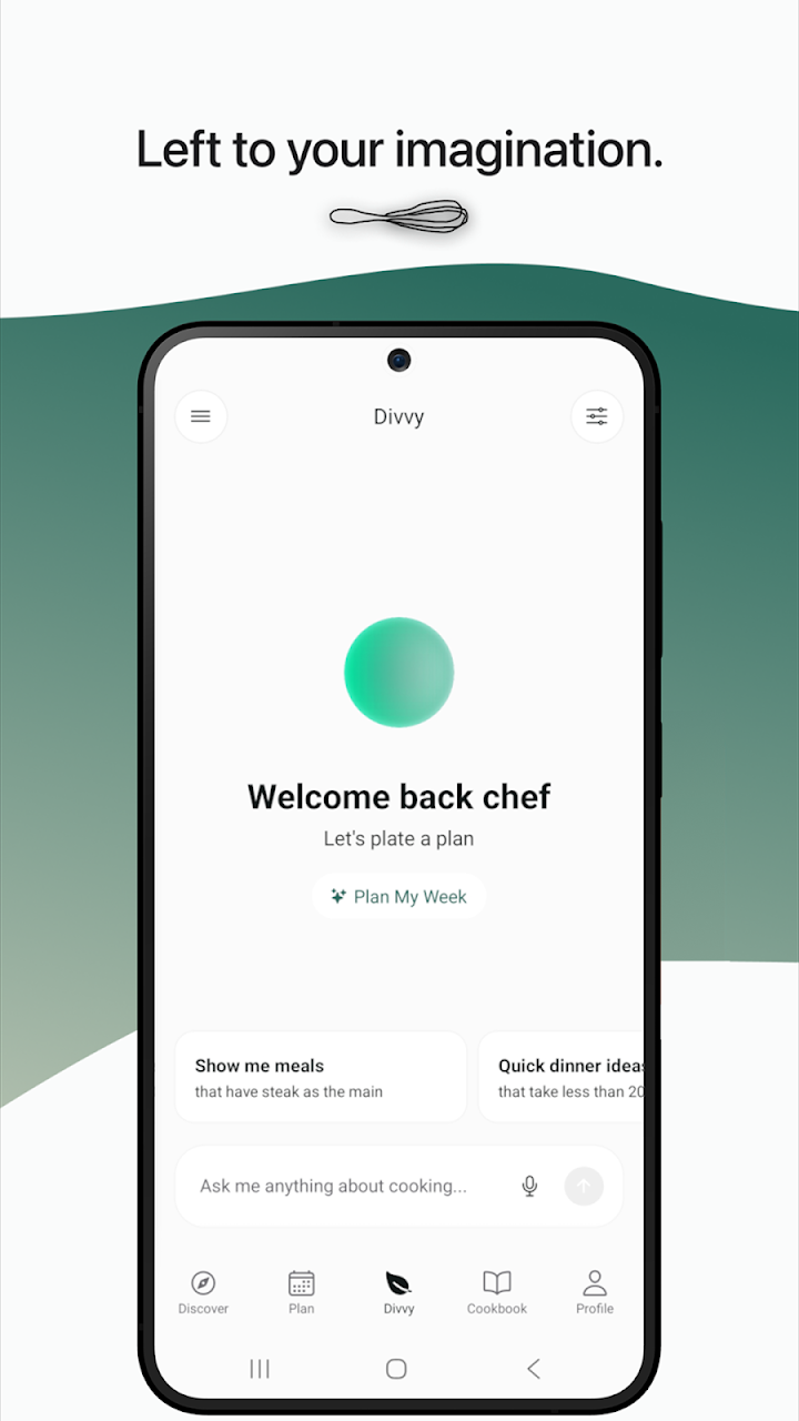 Divvy: AI Meal Planner screenshot