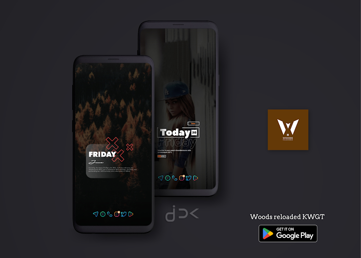 Woods reloaded kwgt screenshot