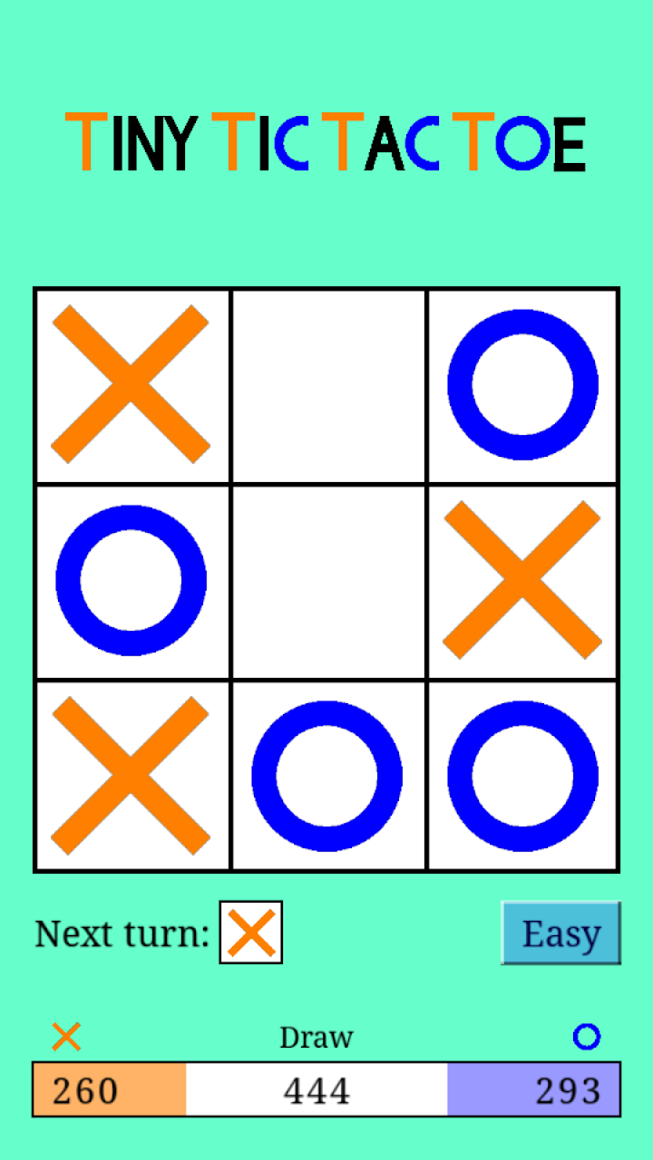 Tiny Tic Tac Toe screenshot