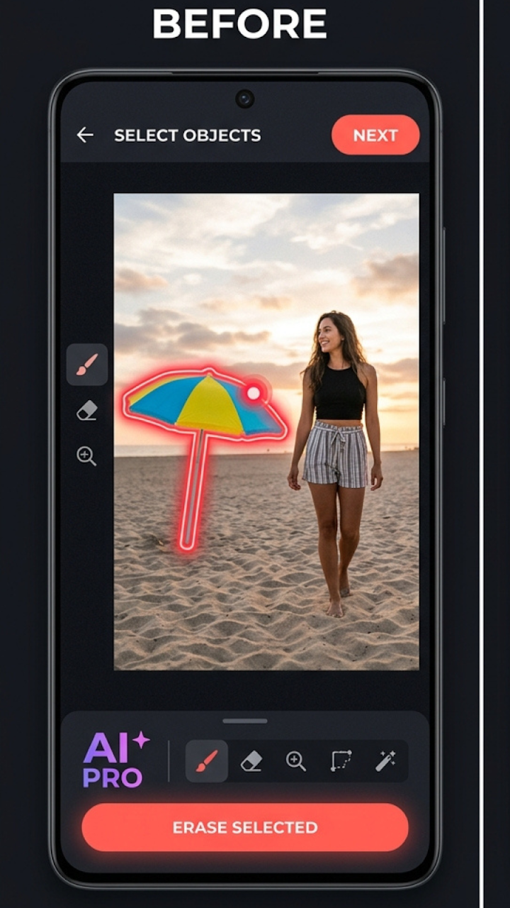 CleanSnap AI Object Eraser screenshot