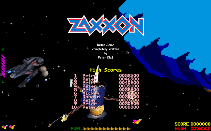 ZAXXON Remake by Peter Kloß screenshot