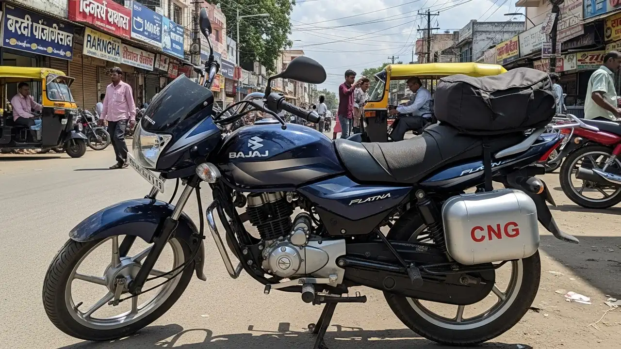 Bajaj Platina CNG 2026: Updated Model Brings Better Mileage, Lower Cost and Smart Commuter Features