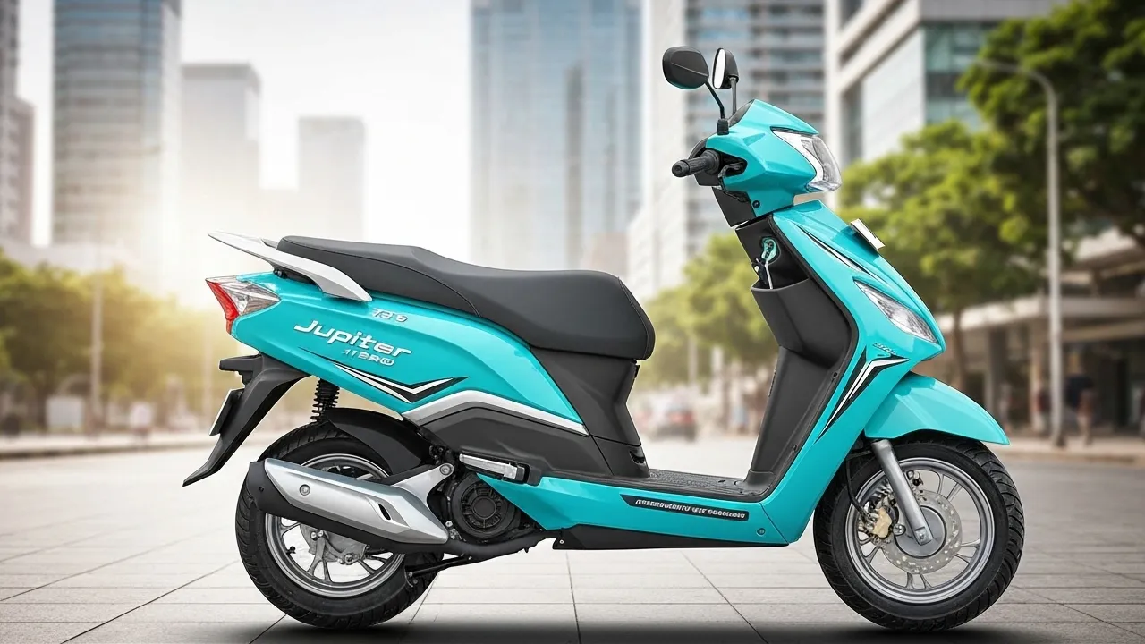 TVS Jupiter Hybrid Launched: A Smart, Fuel-Efficient Scooter for Everyday Riders