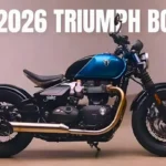 2026 Triumph Bonneville Bobber Enters Global Market with Refined Power and Timeless Style